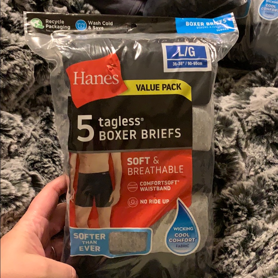 Hanes Boxer Briefs 5Pack